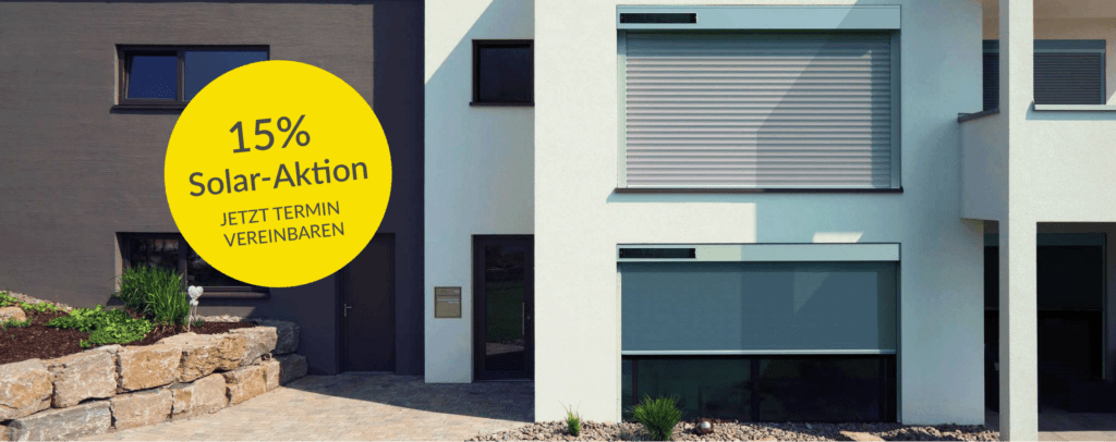 SPM Solar Aktion Solarrolllaeden Solarfenster Markisen